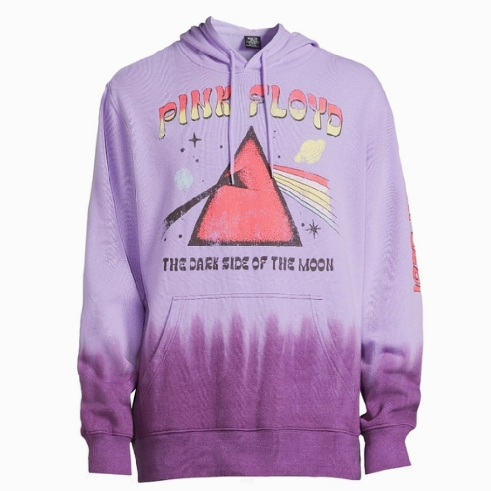 Pink Floyd Hoodie | The Dark Side of the Moon | Unisex Purple Jasper Fade